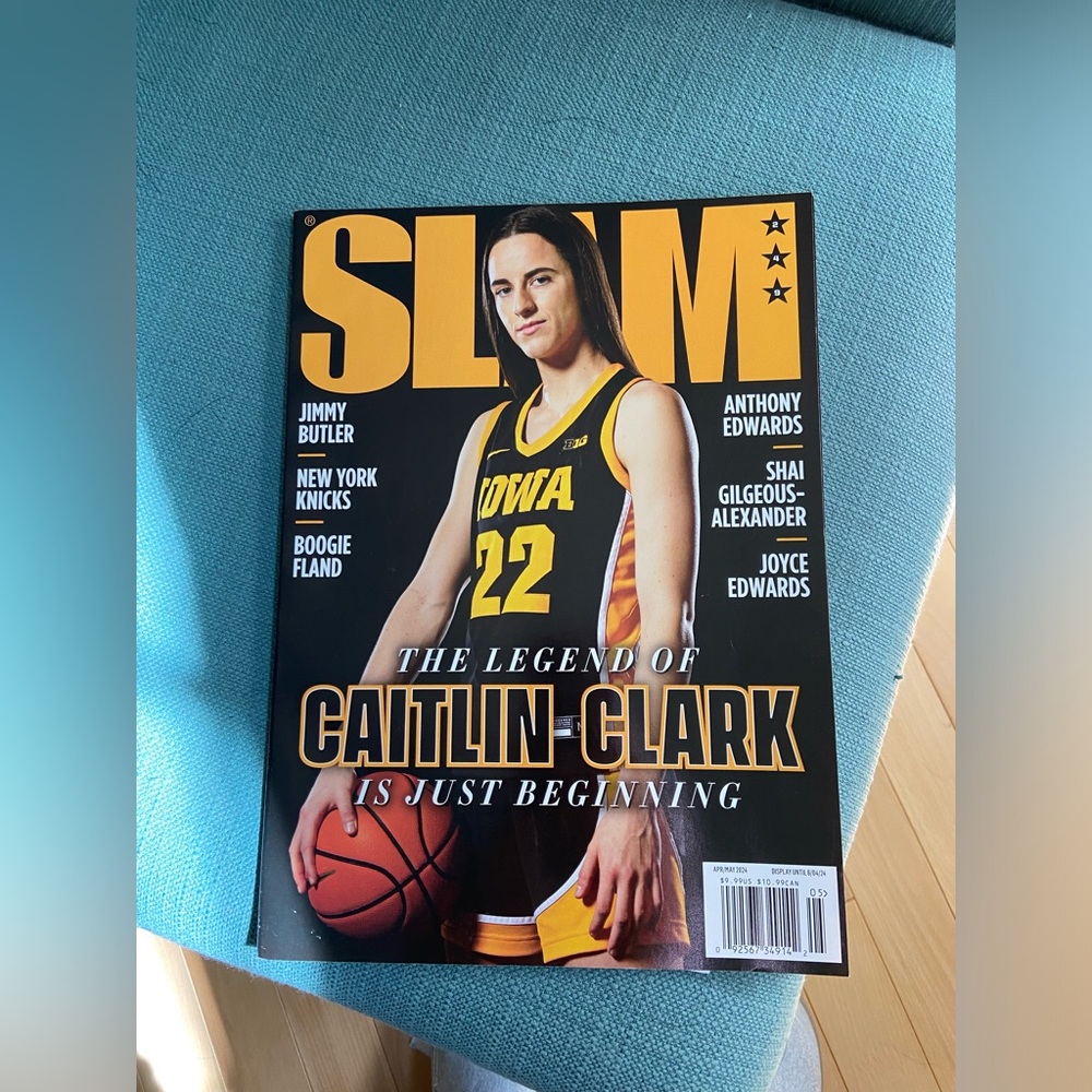 Caitlin Clark SLAM magazine - includes fold out poster